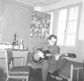 Jim plays guitar